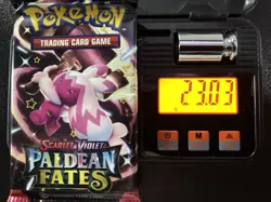Pokemon Paldean Fates Booster Pack Sealed 23.03g 3.70mm - Image 1