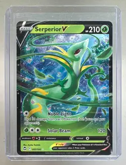 Serperior V 2022 Pokemon Sword & Shield Silver Tempest #007/195 Holo - Image 1