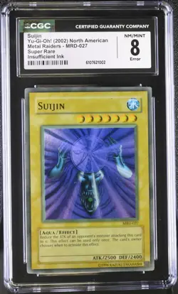 CGC 8 FADED SUIJIN SUPER HOLO MRD-027 METAL RAIDERS YUGIOH NM/MINT - Image 1
