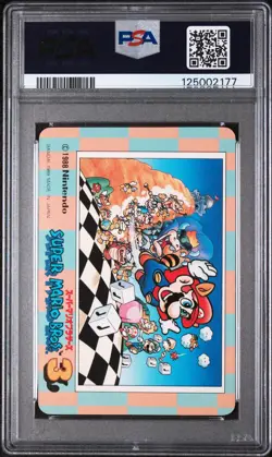1989 CARDDASS SUPER MARIO BROS. 3 #41 LUDWIG VON KOOPA PSA 10 - Image 2