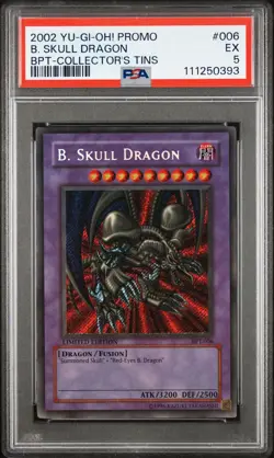 Yu-Gi-Oh! - Collector's Tins B. Skull Dragon 2002 BPT-006 Limited Edition PSA 5 - Image 1
