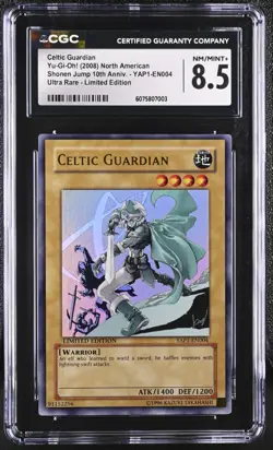CGC 8.5 Yugioh Celtic Guardian YAP1-EN004 Ultra Rare Promo *7003 - Image 1