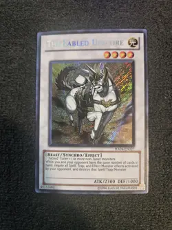 Yugioh The Fabled Unicore HA04-EN027 Secret Rare - Image 1