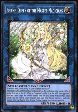 Yu-Gi-Oh! Selene Queen of Master Magicians 2022 BLCR-EN092 Secret Rare 1st Ed - Image 1