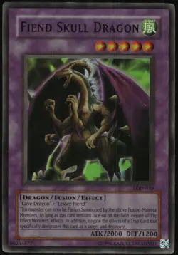 Yu-Gi-Oh! - Legacy of Darkness Fiend Skull Dragon 2003 LOD-039 Unlimited - Image 1