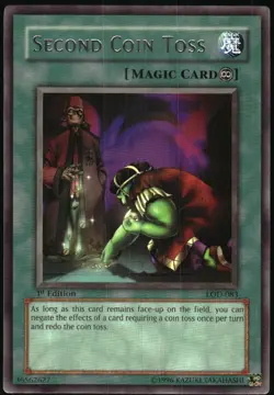 Yu-Gi-Oh! - Legacy of Darkness Second Coin Toss 2003 LOD-083 1st Edition - Image 1