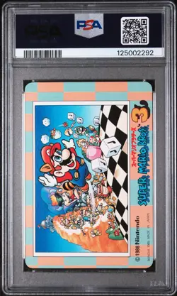 1989 CARDDASS SUPER MARIO BROS. 3 #37 WENDY O. KOOPA PSA 10 - Image 2