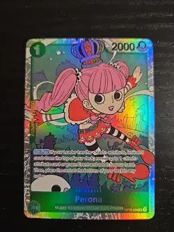 One Piece TCG Perona OP12-034 SR Legacy of the Master NM - Image 1