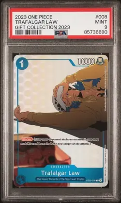 2023 ONE PIECE GIFT COLLECTION 2023 #008 TRAFALGAR LAW GIFT COLLECTION PSA 9 - Image 1