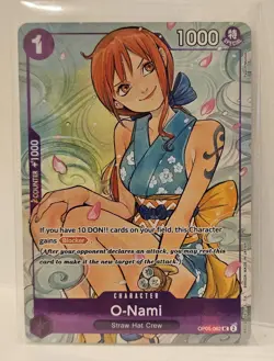 One Piece O-Nami OP05-062 Illustration Box Promo Volume 1 English NEW! - Image 1