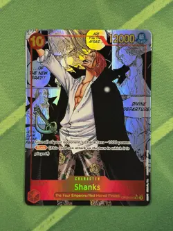 One Piece TCG Shanks Manga OP09-004 Emperors in the New World Near Mint - Image 2