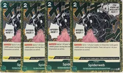 Spiderweb R OP04-035 - Kingdoms Of Intrigue - One Piece TCG (Playset) - Image 1