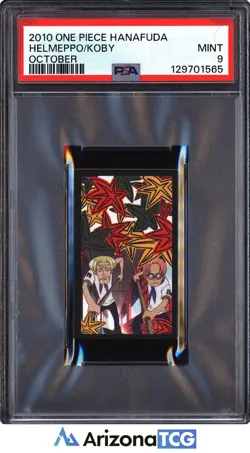 One Piece 2010 Helmeppo/Koby October One Piece Hanafuda PSA 9 - Image 1