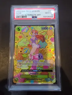 Nami SR OP09-106 One Piece English PSA 10 - Image 1