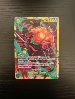 Roronoa Zoro OP06-118 Secret Rare (Learn Together Reprint) - Image 1