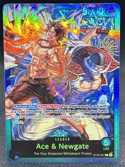 One Piece Ace & Newgate ST22-001 Starter Deck 22: Ace & Newgate Foil (MTX2) - Image 1