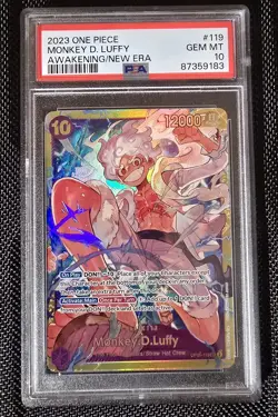 PSA 10 2023 ONE PIECE MONKEY D. LUFFY AWAKENING/NEW ERA OP05-119 ENG - Image 1