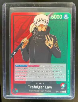 2022 One Piece Romance Dawn Trafalgar Law Leader #OP01-002 - Image 1