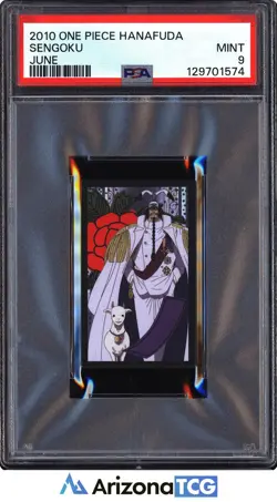 One Piece 2010 Sengoku June One Piece Hanafuda PSA 9 - Image 1