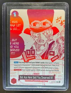 2025 One Piece But Ace Here Said You Deserved It!! Promo Anniversary #OP13-019 - Image 1