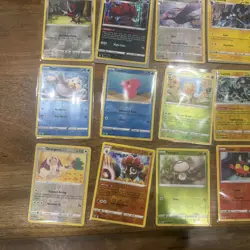 POKEMON LOT OF 42 Yellow Boarder Holo And Reverse Holo Cards 2021-2023 Nm R11 - Image 5