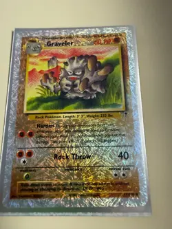 Pokemon Card Graveler Legendary Reverse Holographic, 2002 - Image 1
