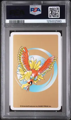 2000 POKEMON GOLD VERSION PLAYING CARDS 3 OF HEARTS #052 MEOWTH PSA 9 - Image 2