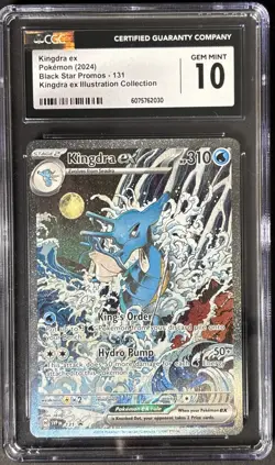 Kingdra ex 131 Sv: Scarlet & Violet Promo Cards Holo CGC 10 - Image 1