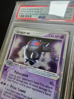 PSA 9 Gengar Ex 108/112 - 2004 Fire Red & Leaf Green Secret Rare Pokemon Card - Image 3