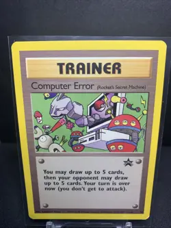 Pokemon TCG Black Star Promo Trainer 2000 Card Computer Error #16 WOTC NM - Image 1