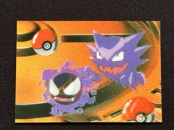 Gastly, Haunter Pokemon Card Bandai 1996 Japanese Very Rare - Image 1