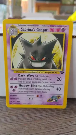 SABRINA'S GENGAR Gym Challenge POKEMON 2000 Trading Card 29/132 - Image 1