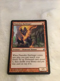 FLAMEKIN HARBINGER Creature-Element Shaman - MTG Magic The Gathering Card Game - Image 2