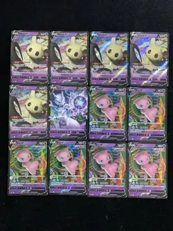 2025 Pokemon TCG S-Chinese Card Mimikyu V Mew V Mewtwo V Lot*12 -LU57 - Image 2