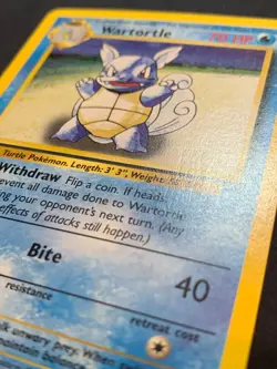 WARTORTLE - 042/102 - BASE SET - POKEMON CARD - LP - Image 3
