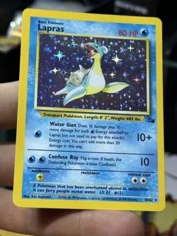 Lapras 10/62 Fossil Vaporeon 12/64 Jungle 1999 Vintage Pokemon Card Lot WOTC - Image 5