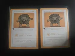 (2) 1st Edition Pokederp Set 2 AmiarockU Fan Art Custom Derpy Card - Image 1
