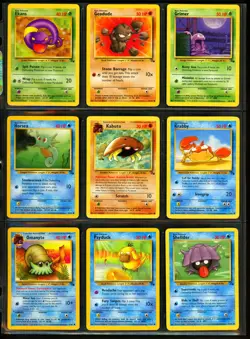 1999 Pokemon JUNGLE & FOSSIL Set COMPLETE Unlimited Edition COMMON Cards Lot EX - Image 3