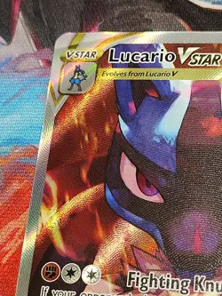 Lucario VSTAR SWSH291 Sword & Shield Full Art Black Star Promo Pokemon Card - Image 2