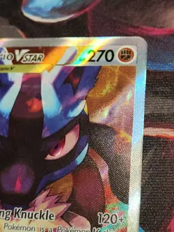 Lucario VSTAR SWSH291 Sword & Shield Full Art Black Star Promo Pokemon Card - Image 3