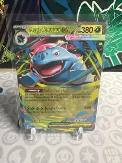 Mega Venusaur EX 003/132 Holo Rare Pokemon Card TCG Mega Evolutions - Image 1