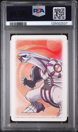 2007 POKEMON PEARL VERSION PLAYING CARDS 4 OF DIAMONDS RIOLU PSA 8 - Image 2