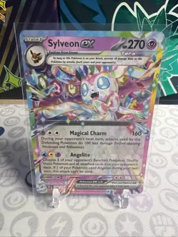 Pokemon TCG Sylveon EX Double Rare Card 086/191 Sv08: Surging Sparks - Image 1
