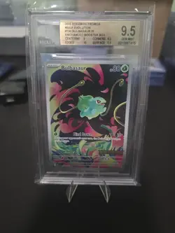 Pokemon Bulbasaur 2025 Mega Evolution Stamped Holo Card 133/132 BGS 9.5 - Image 1