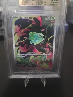 Pokemon Bulbasaur 2025 Mega Evolution Stamped Holo Card 133/132 BGS 9.5 - Image 2