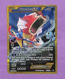 Pokemon TCG Gyarados EX 123/122 XY Breakpoint 2016 Secret Holo Rare Card HP - Image 1
