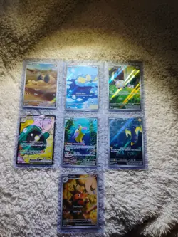 Full Art Pokemon Cards Lot Of 7 - Image 1