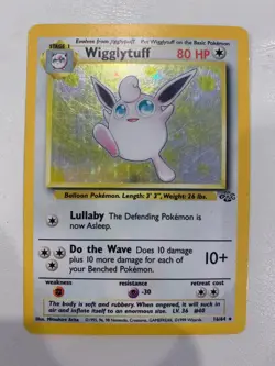Pokemon TCG Wigglytuff Holo Rare Card Jungle Series 16/64 - Ungraded - Image 1