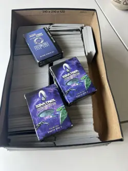 Large Star Trek The Next Generation CCG Lot Approx 1500-2000 Cards - Image 1