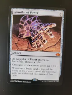 Gauntlet of Power 223 MTG Dominaria Remastered (DMR) Mythic NM - Image 1
